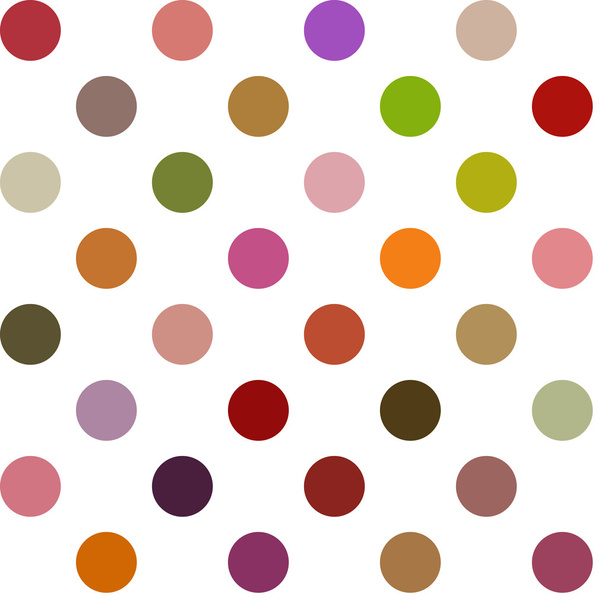 Abstract Modern Polka Dots pattern - Vector, Image