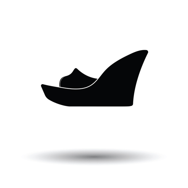 Icono zapato plataforma
 - Vector, Imagen