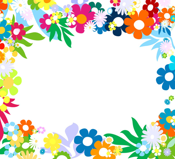 background colorful flower - ベクター画像