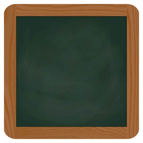 chalk board with wooden frame - Vector, Image