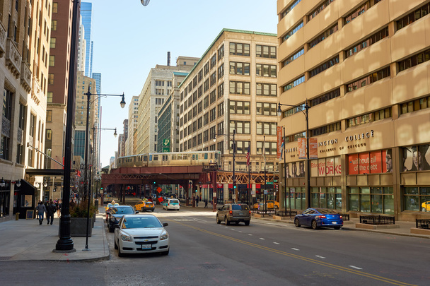 Street of Chicago at daytime - Fotografie, Obrázek