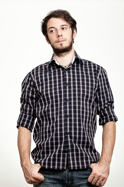 muž s kostkovanou košili - Fotografie, Obrázek