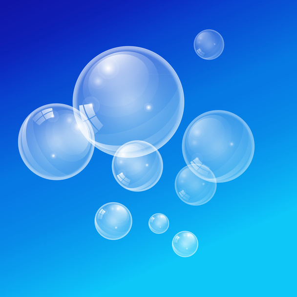 Vector transparent bubbles  - Vektor, obrázek