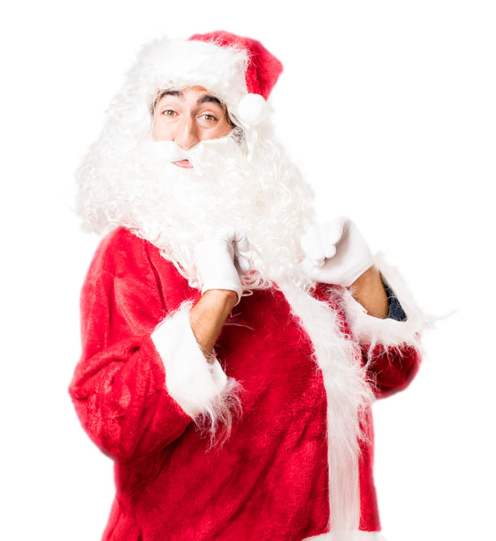 Санта-Клаус в гордой позе
 - Фото, изображение