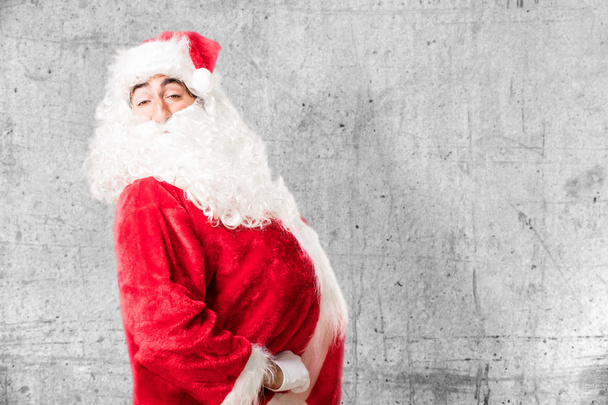 Άγιος Βασίλης φοράει φορεσιά διακοπών - Φωτογραφία, εικόνα
