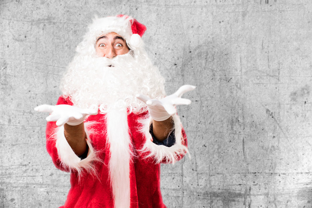 Santa Claus mostrando signo
 - Foto, Imagen