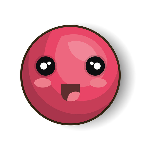 emoji sorridente design a bocca aperta
 - Vettoriali, immagini