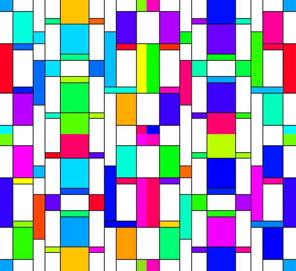 prostokąt kolorowy wzór - Wektor, obraz