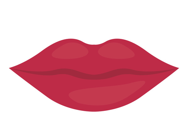 Lábios de design de boca feminina
 - Vetor, Imagem