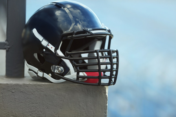 Rugby helmet, closeup - Foto, Imagen