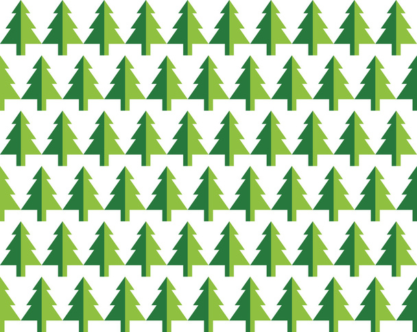Padrão sem costura árvores de Natal para o cartão de saudação ano novo / fundo papel de parede. Ilustração vetorial
. - Vetor, Imagem