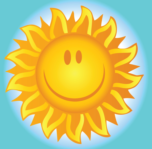 Sol de Verão sorridente
 - Foto, Imagem