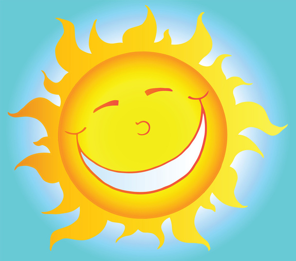 Personnage souriant de bande dessinée Sun
 - Photo, image