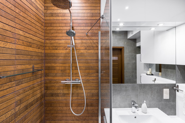 New design wooden shower idea - Photo, image