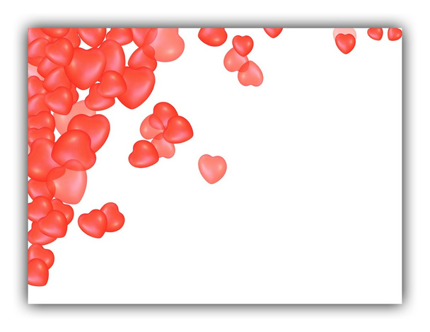 Red valentine hearts - Fotografie, Obrázek
