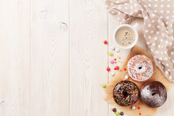 sweet colorful Donuts - Фото, изображение