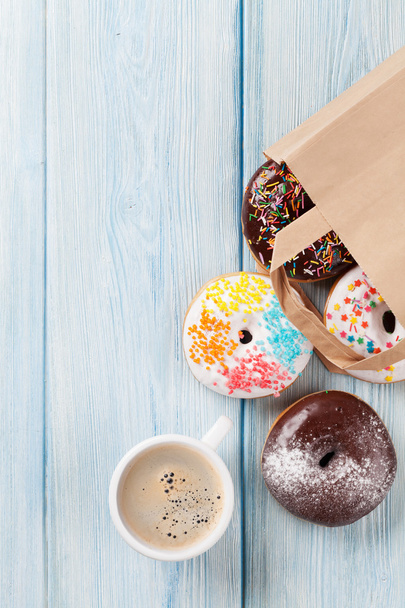 Tatlı renkli donut - Fotoğraf, Görsel