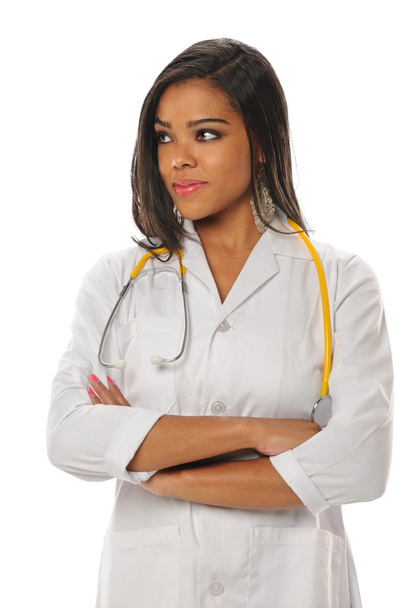 African American Female Doctor or Nurse - Фото, изображение