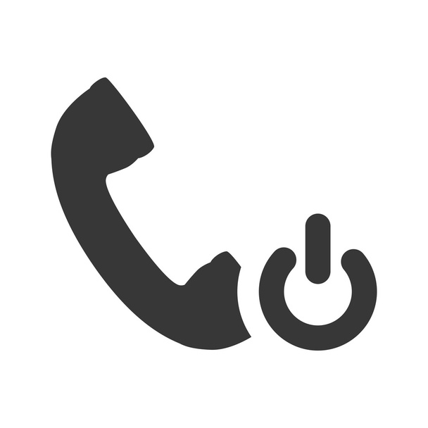 Значок телефона
 - Вектор,изображение