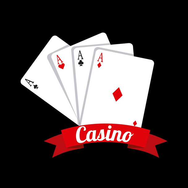 cartas de póker juego casino
 - Vector, imagen