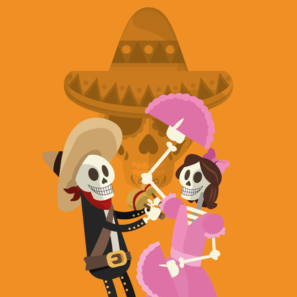 icônes liées à la culture mexicaine image
 - Vecteur, image