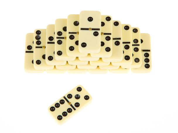 Pilas de dominó
 - Foto, Imagen