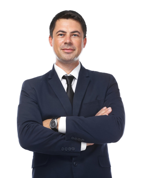 Businessman on white background - Zdjęcie, obraz