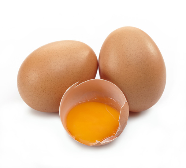 Huevo roto
 - Foto, Imagen