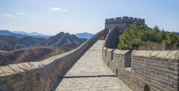Majesteettinen suuri muuri Chin
 - Valokuva, kuva
