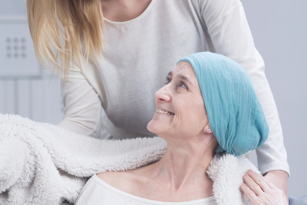 Caring for cancer patient - Valokuva, kuva