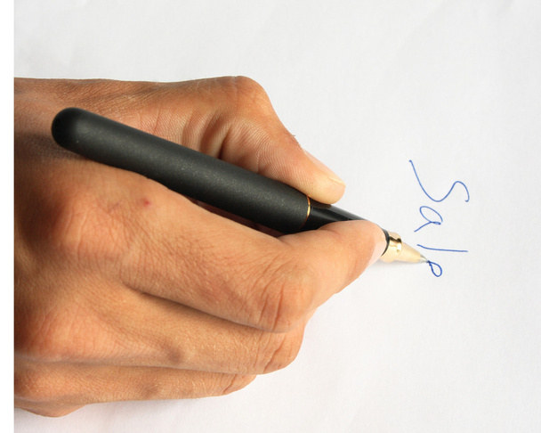 Чёрная ручка
 - Фото, изображение