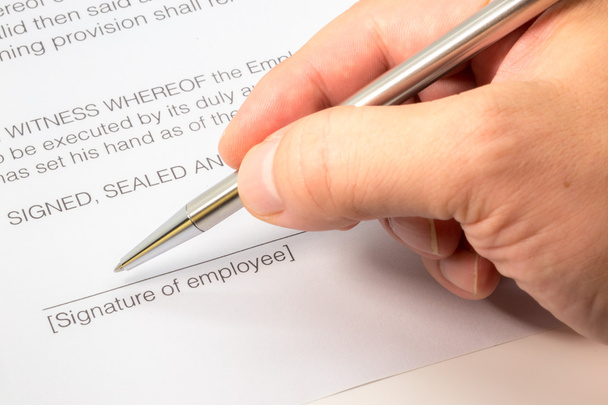 Signing an employment contract - Photo, Image