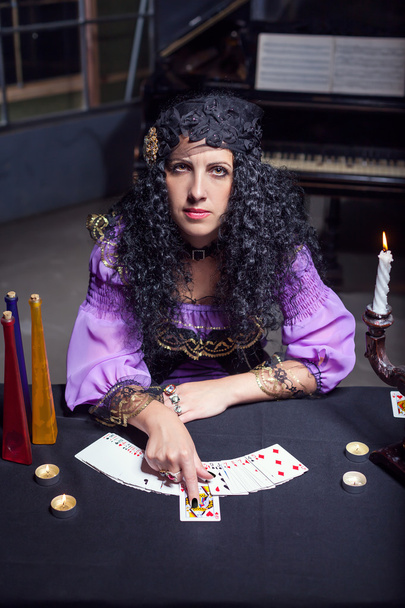 Sorceress telling fortunes - Photo, Image
