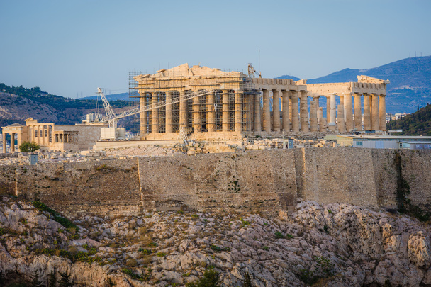 akropole v paprscích západu slunce - Fotografie, Obrázek