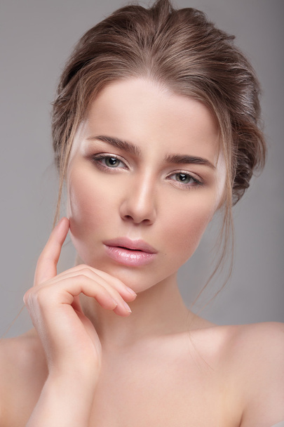 woman with natural make-up - Foto, Imagen