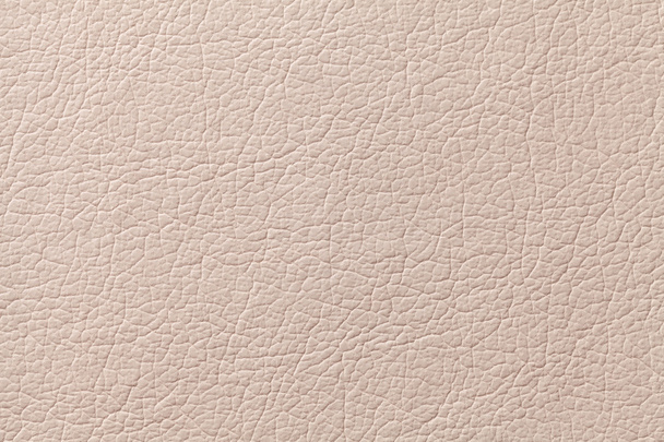 Beige leather texture background with pattern, closeup - Photo, Image