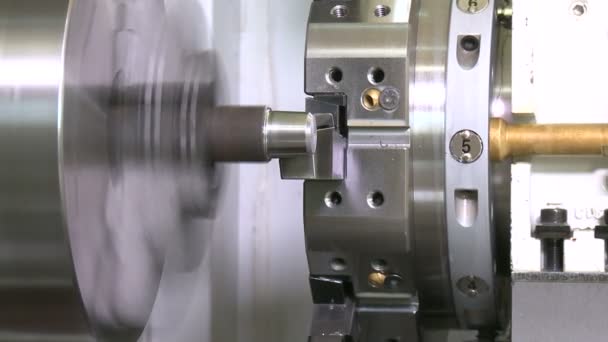machine for cutting metal, lathe - Footage, Video