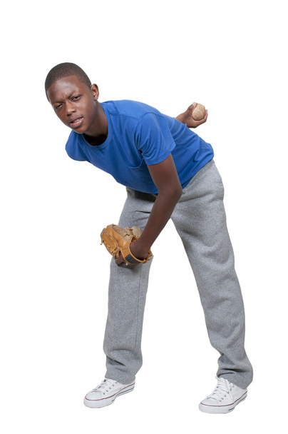 Teenage Baseball Player - 写真・画像