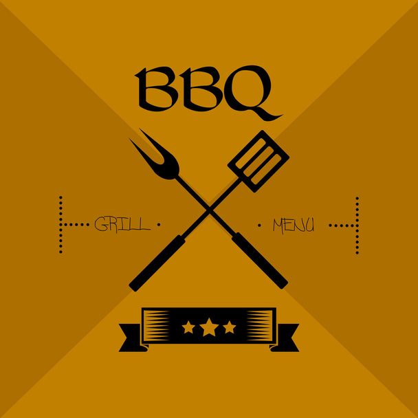 Barbecue illustration vector - Vettoriali, immagini