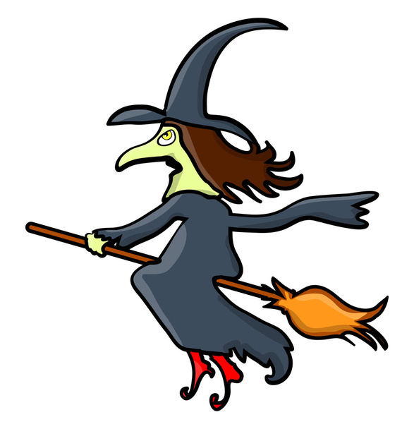 halloween creepy scary witch vector symbol icon design.  - Vector, Image