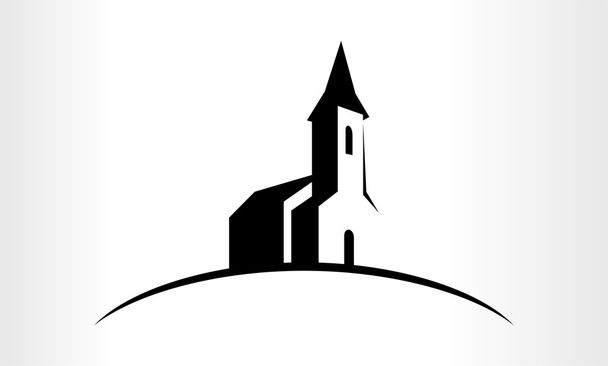 Logo vectorial de una Iglesia
 - Vector, Imagen