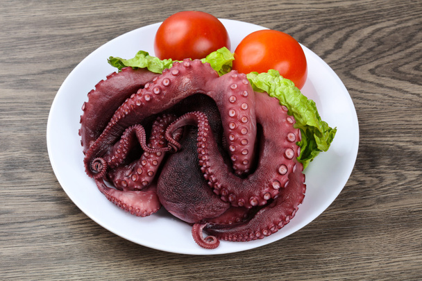 Heerlijke gekookte octopus - Foto, afbeelding