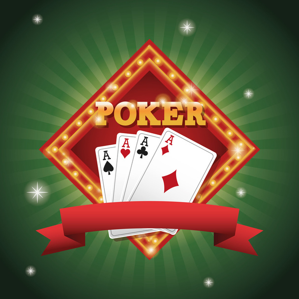 Diseño de Casino y Cartas de Poker
 - Vector, imagen
