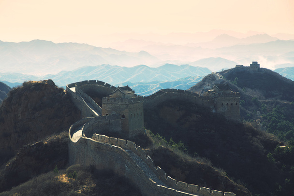 Majestátní Velká čínská zeď Chin - Fotografie, Obrázek
