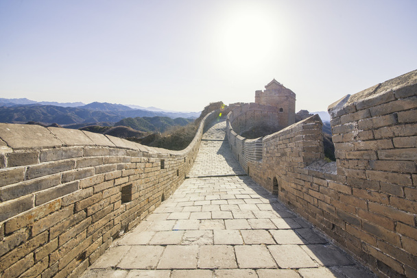 Majestosa Grande Muralha de Chin
 - Foto, Imagem