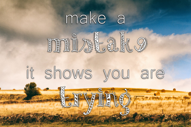 Inspirational quote on a retro style background - Photo, Image