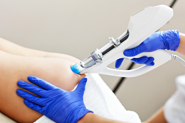 woman having thigh mesotherapy - Photo, Image