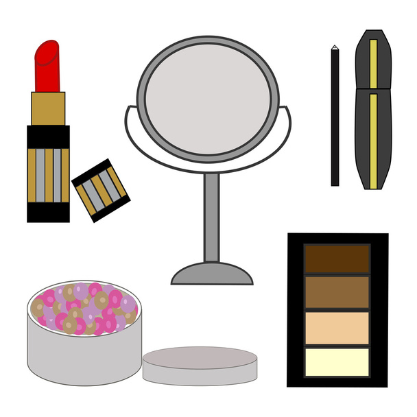 ilustración del logotipo para cosméticos femeninos
. - Vector, imagen