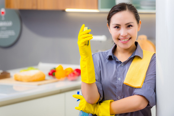 Cleaning in the kitchen - Photo, Image