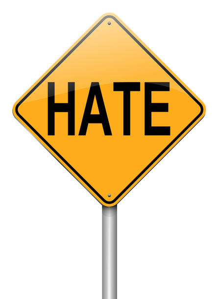Concept de haine
. - Photo, image